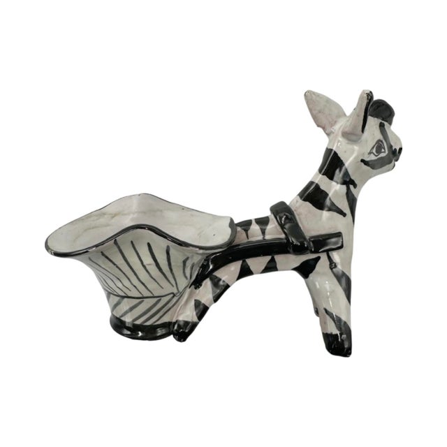 Vintage El Morocco Nyc Nightclub Ceramic Zebra Bud Vase, New York City For Sale In Washington DC - Image 6 of 12