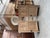 These antique boarding school cabinets, made of raw pine, have been fully restored. They each feature two upper doors...