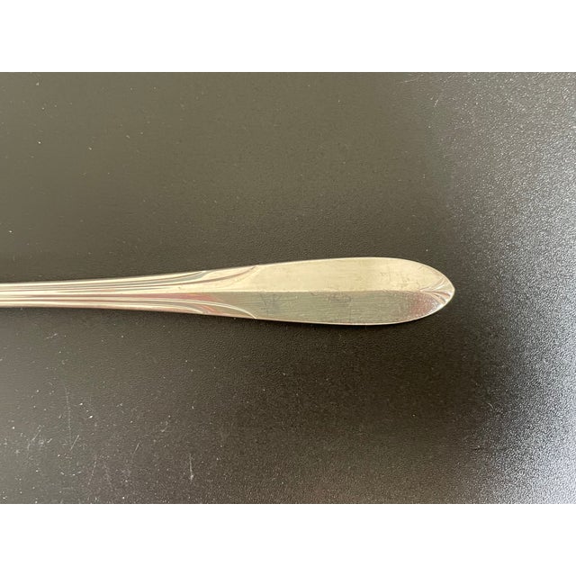 Art Deco National Silver Co Overture 1936 Sterling Silver Five O'Clock Teaspoon For Sale - Image 3 of 8