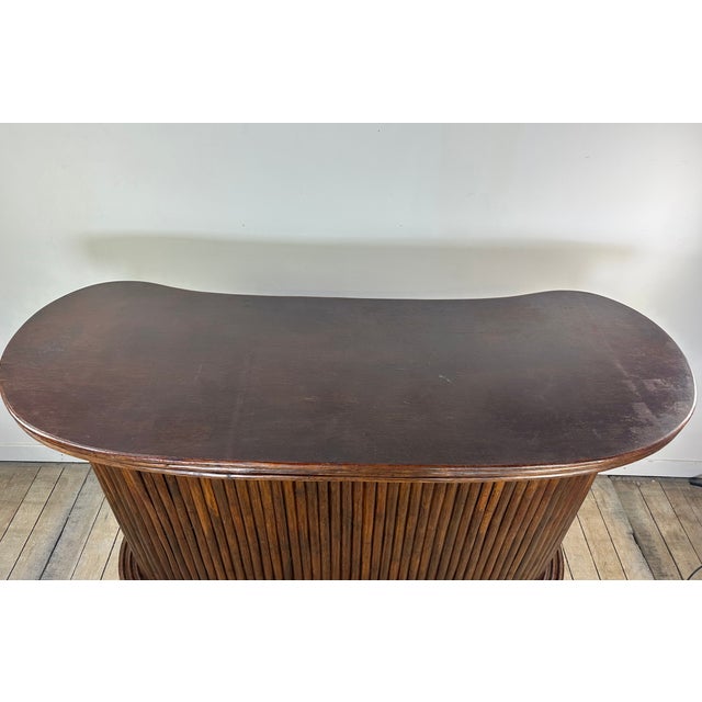 Wood Vintage Bamboo Bar, 1970s For Sale - Image 7 of 13