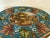 Blue French Beaded Top Wrought Iron Table by Maison Huret, Circa 1865 For Sale - Image 8 of 15