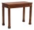 Italian Empire Console Table in Walnut with Drawer For Sale