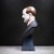 Antique English Chalkware Mannequin Hat Display Bust c.1880-1930 For Sale - Image 4 of 8