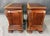 2000 - 2009 Pair of Cognac Finish Banded Cherry Nightstands For Sale - Image 5 of 18
