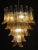 Large Vintage Italian Murano Chandelier with Amber Glass Petals, 1970s For Sale - Image 4 of 12