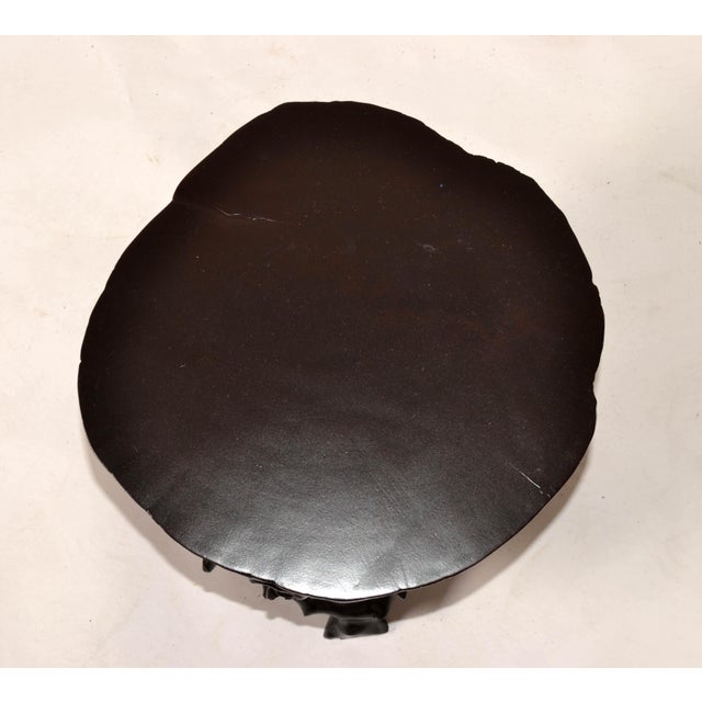 1969 Vintage Organic Modern Driftwood Root Branch Low Drink Table Bonsai Stand For Sale - Image 9 of 12