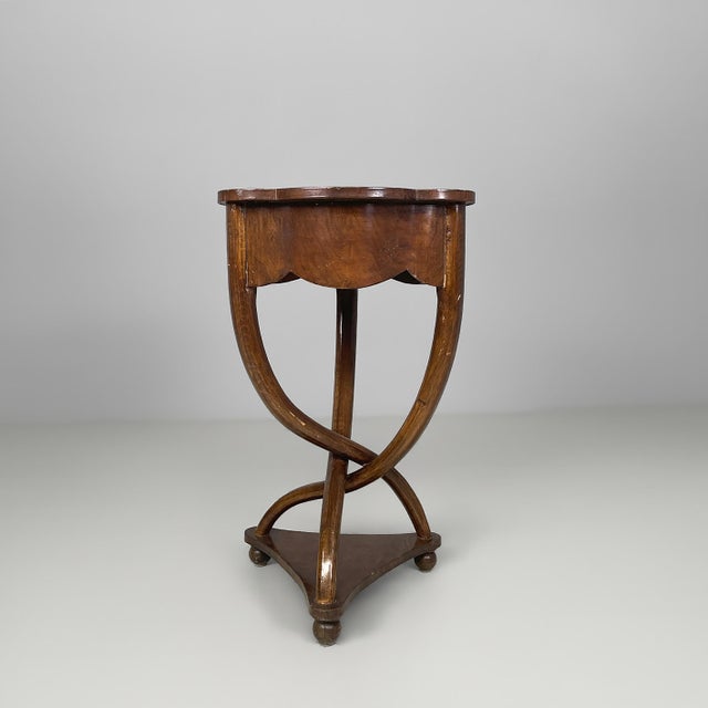 Art Deco French Wooden Bedside Tables, 1930s, Set of 2 For Sale - Image 3 of 18