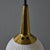 1950s 1950s Brass & Opaline Glass Pendant Attributed to Stilnovo For Sale - Image 5 of 12