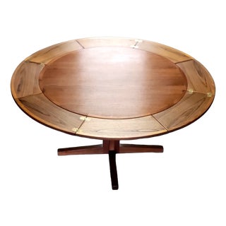 Danish Flip Flap Lotus Dining Table from Dyrlund, 1960 For Sale