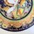 Modern Angel with Harp Christmas Plate in Porcelain by Björn Wiinblad for Rosenthal Studio Linie, Germany, 1978 For Sale - Image 3 of 7