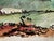 Henry Emil Salloch Original Watercolor on Paper Autumn Landscape With Rolling Hills, 1940. For Sale - Image 4 of 6