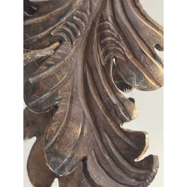 Coat of Arms Crest Wrought Iron Chandelier Light Fixture Hand Made Spanish Design Old World Castle For Sale - Image 10 of 14