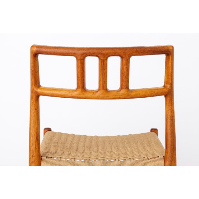 Wood Danish Teak Model 79 Dining Chairs by Niels Otto Møller for J.L. Møllers, 1976s, Set of 6 For Sale - Image 7 of 10