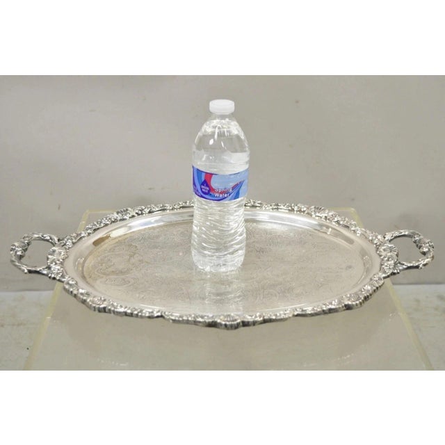 Vintage EPCA Bristol Silver by Poole 73 16 Silver Plated Oval Platter Tray. Item features original hallmark, very nice...