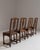 Chestnut Set of Four 19th Century French Chestnut Brown Eclectic Dining Chairs For Sale - Image 8 of 15