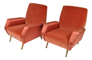 Set of Italian Mod. 803 Armchairs by Gio Ponti for Cassina, 1954