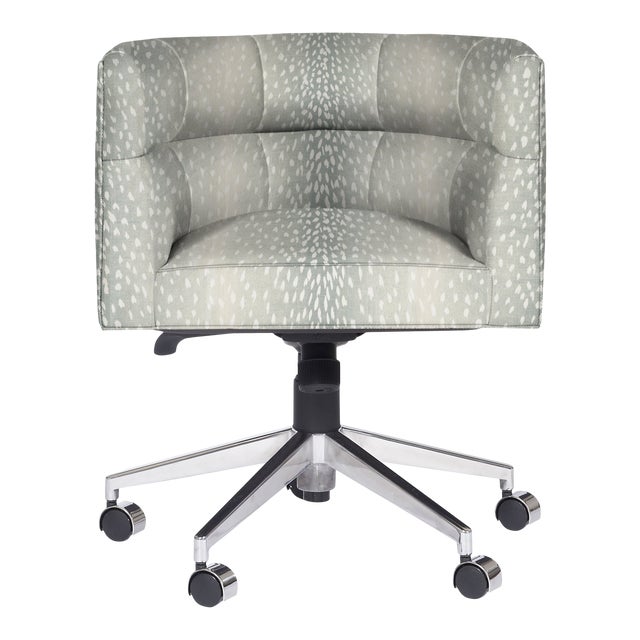 Casa Cosima Perry Desk Chair Posh Aqua Chairish