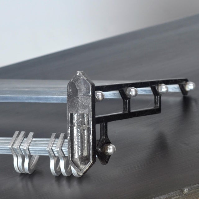 Metal Art Deco Coat Rack, 1950s For Sale - Image 7 of 9