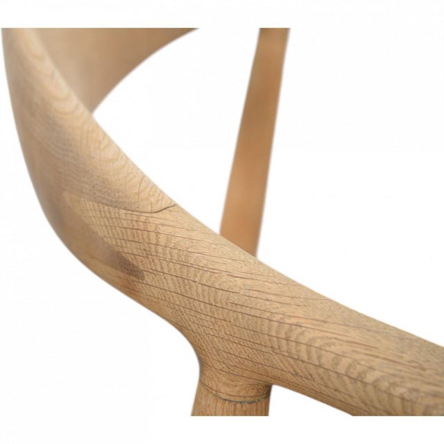 Vintage JH503 The Chair in Oak and Black Leather by Hans Wegner, 1960s For Sale - Image 10 of 18