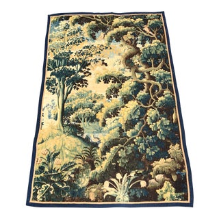 Antique 17th C Flemish Landscape Tapestry For Sale