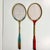 This is a fun vintage decor choice for a game room or cabana. These are wood Badminton Rackets from the 1950s. One has...