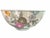 Chinese Vintage Chinese Porcelain Fruit & Floral Bowl | Hand-Painted Famille Rose Style Centerpiece Bowl For Sale - Image 3 of 10