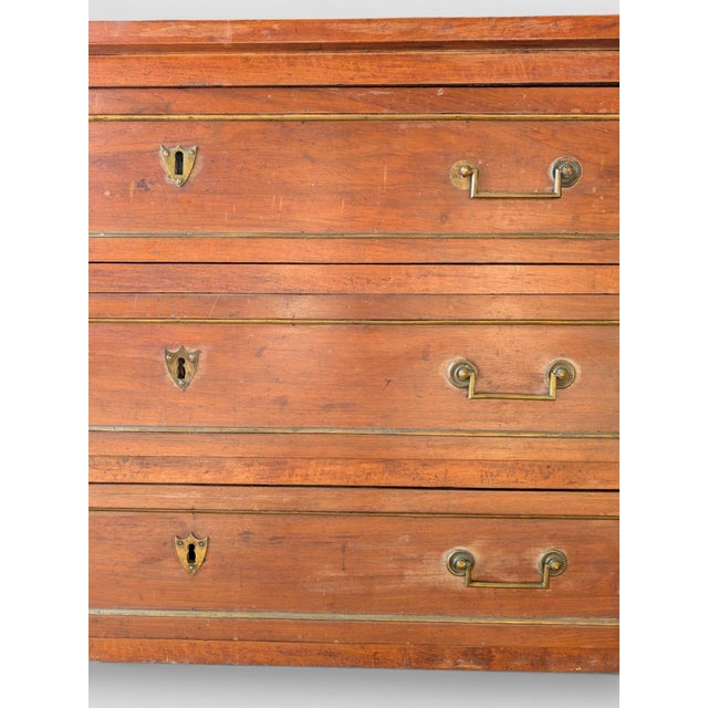 Early 20th Century Early 20th Century Louis XVI Period Three-Drawer Commode For Sale - Image 5 of 8