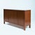 Transitional Cherry Wood Sideboard with Brass Geometric Hardware, 1980s For Sale - Image 11 of 18