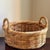 Vintage French-Style Basket W/ Twisted Rim and Double Handles For Sale - Image 11 of 12