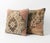 This beautiful 20'' x 20'' pillow cover set was made from authentic Turkish rug pieces. Bright colors of wool adorn the...