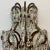 Vintage Wrought Iron, Crystal & Glass Wall Sconces C.1930 For Sale - Image 11 of 13