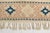 Vintage Hand-Knotted Turkish Kilim Rug in Ivory and Indigo Blue For Sale - Image 9 of 11
