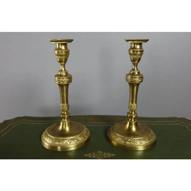 18th Century Louis XVI Candlesticks, Set of 2 For Sale - Image 9 of 9
