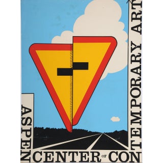 Aspen Center Of Contemporary Art, Allan D'Arcangelo Screenprint Poster Screenprint For Sale