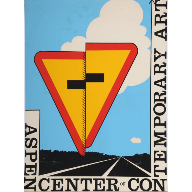 Aspen Center Of Contemporary Art, Allan D'Arcangelo Screenprint Poster Screenprint For Sale