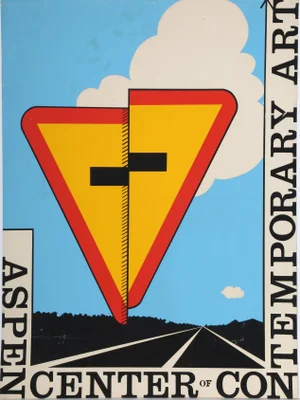Aspen Center Of Contemporary Art, Allan D'Arcangelo Screenprint Poster Screenprint