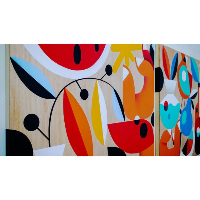 Rubén Sánchez, Mediterranean Sunset I, 2023, Acrylic Painting on Panel For Sale - Image 9 of 10