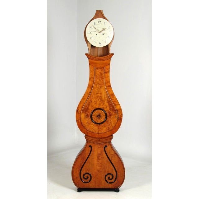 Swedish Mora Longcase Clock, 1850 For Sale - Image 3 of 13