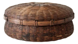 Vintage Chinese Sewing Basket