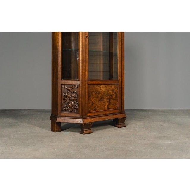 Wood Early 20th Century Art Nouveau Display Cabinet from Möblinger For Sale - Image 7 of 17
