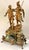 Magnificent French figural alabaster mantel clock titled “La Walkyrie” by acclaimed sculptor Ernest Rancoulet. Crafted in...