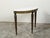 Italian 19th Century Neoclassical Style Black Parcel-Gilt Marble Top Demilune For Sale In Atlanta - Image 6 of 12