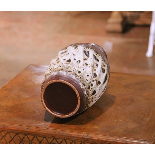 Mid-Century German Studio Pottery Ceramic Vase by Töpferei Ceramano For Sale In Dallas - Image 6 of 7
