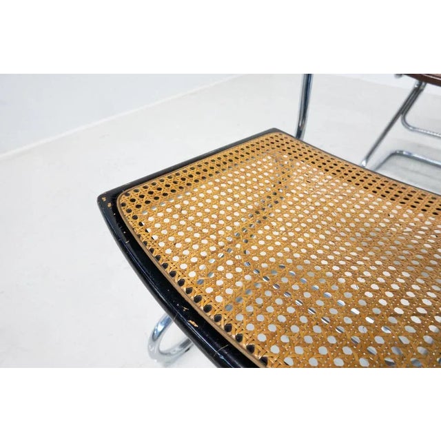 Mid-Century Modern Italian Cane Chairs, 1960s, Set of 6 For Sale - Image 9 of 12