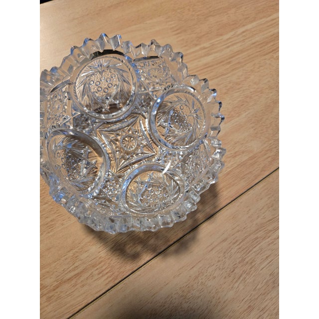 American Brilliant Era Cut Glass Crystal from the period 1876 till 1916. This style was one of the best ever design. When...
