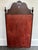 Wood Antique Federal Mirror With Two Finials For Sale - Image 7 of 8