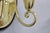 Art Nouveau Brass Wall Sconces in the style of Hoffmann, 1920s, Set of 2 For Sale - Image 6 of 16