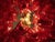 Italian Murano Chandelier – Mazzega – 53 Red Lattimo Glass Petals For Sale In Los Angeles - Image 6 of 6