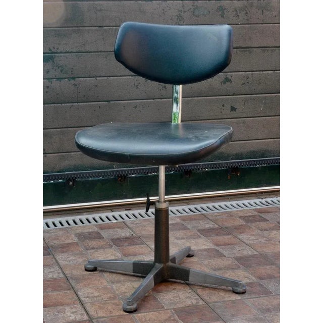 Vintage Adjustable Doctors Chair For Sale - Image 11 of 11