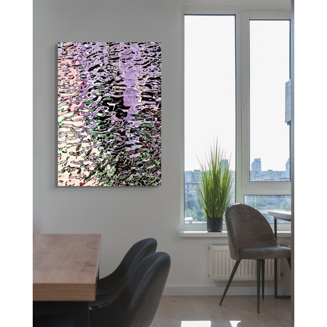 Echo Violet by Johann Besse – Limited Edition Abstract Photography | Framed Fine Art Print, Ready to Hang For Sale - Image 4 of 7